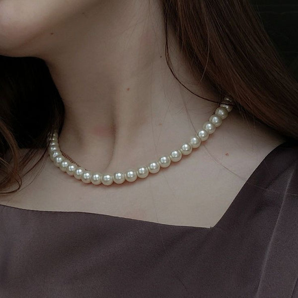 Moonshine Pearl Necklace
