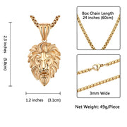 Lion Head Pendant