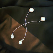 Thread Pearl Earrings